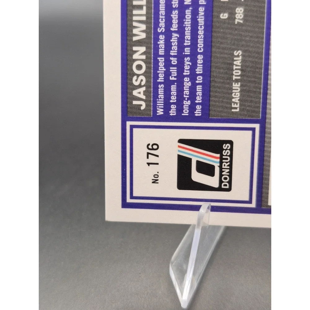 2025-26 Panini Donruss Jason Williams #176 Purple Cosmos /275 Sacramento Kings